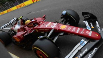 La Ferrari di Hamilton