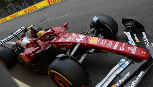 La Ferrari di Hamilton