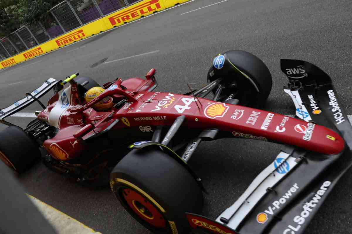 La Ferrari di Hamilton