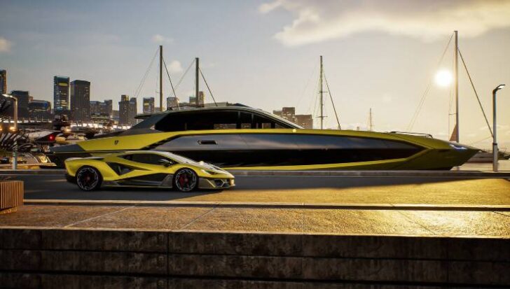 Lo yacht Lamborghini 101FT