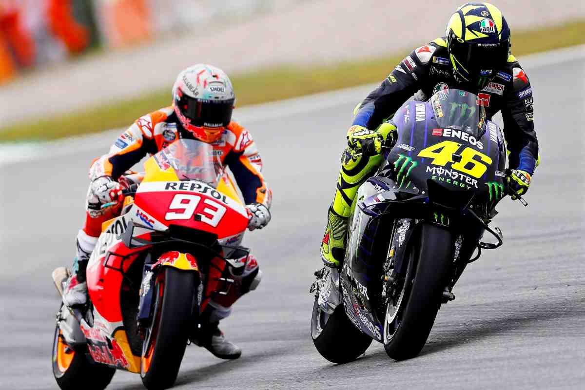 Marc Marquez Valentino Rossi 