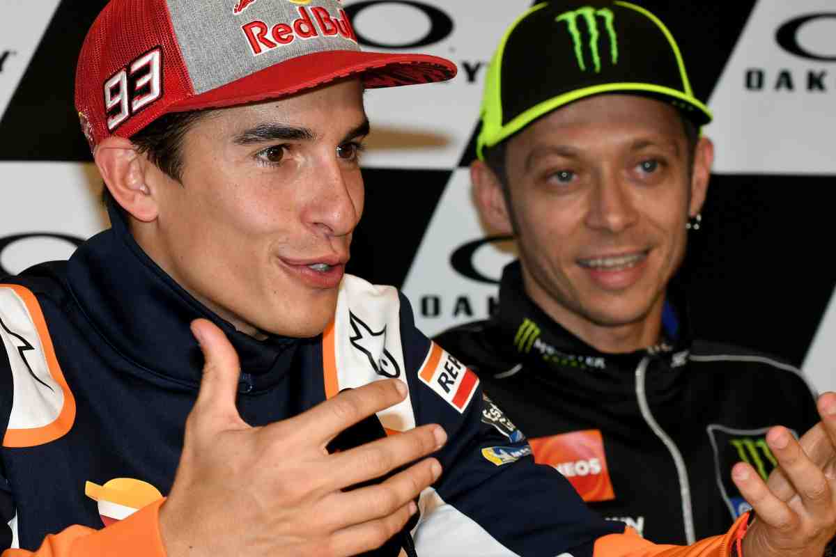 Marc Marquez e Valentino Rossi ecco chi è il più forte