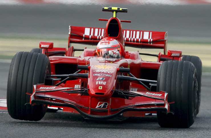 Michael Schumacher parla Alessandro Benetton