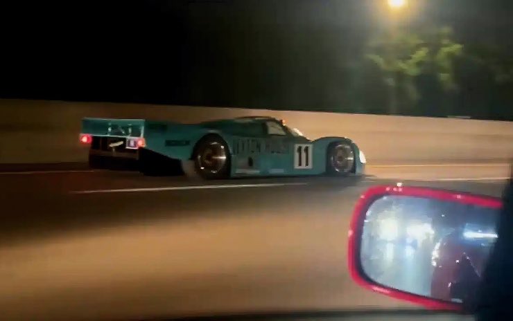 Porsche 962C svernicia la F40