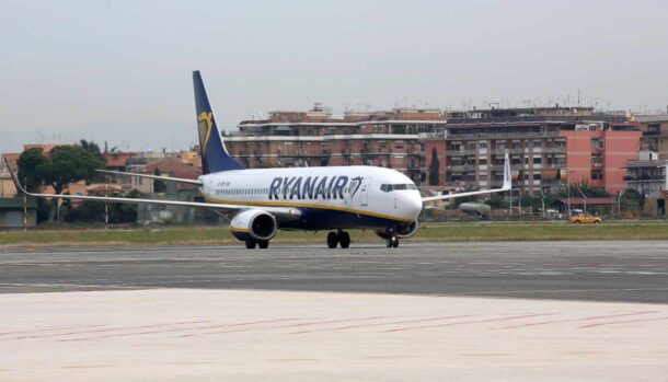 Un aereo della Rayanair