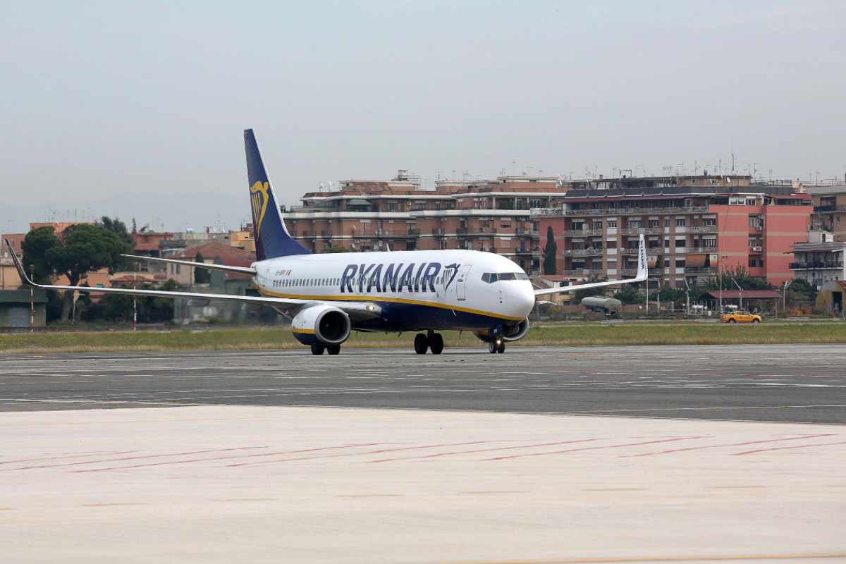 Un aereo della Rayanair