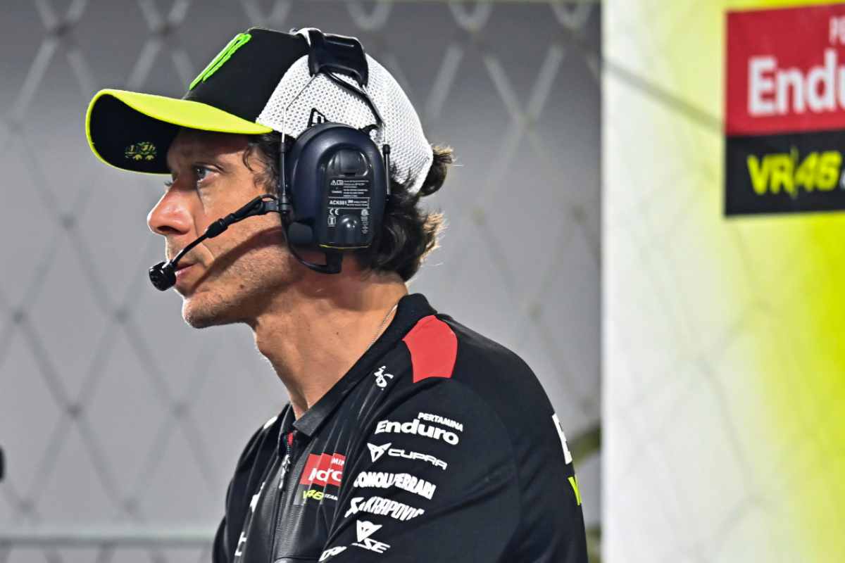 Valentino Rossi nei box