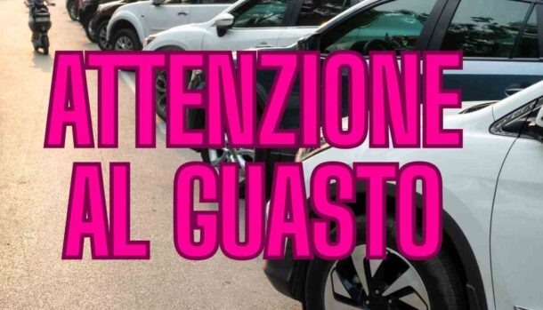 Ruote parcheggio girate auto