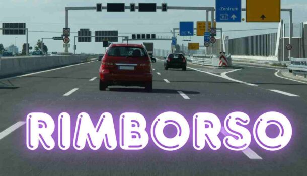 Cantiere autostrada rimborso