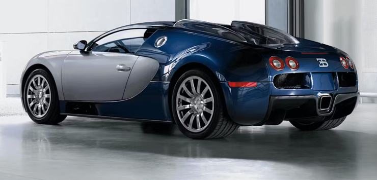 Bugatti Veyron novità 400 km/h serbatoio