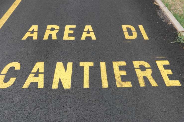 Cantiere autostrada rimborso