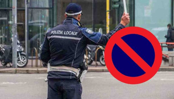 divieto di sosta polizia