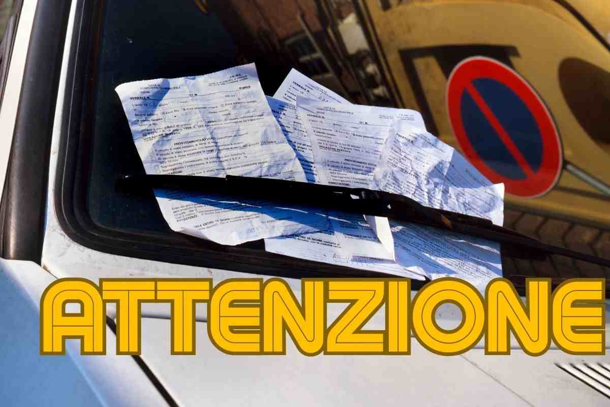 Multa parabrezza truffa attenzione