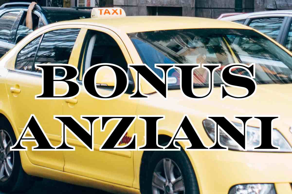 Taxi bonus anziani