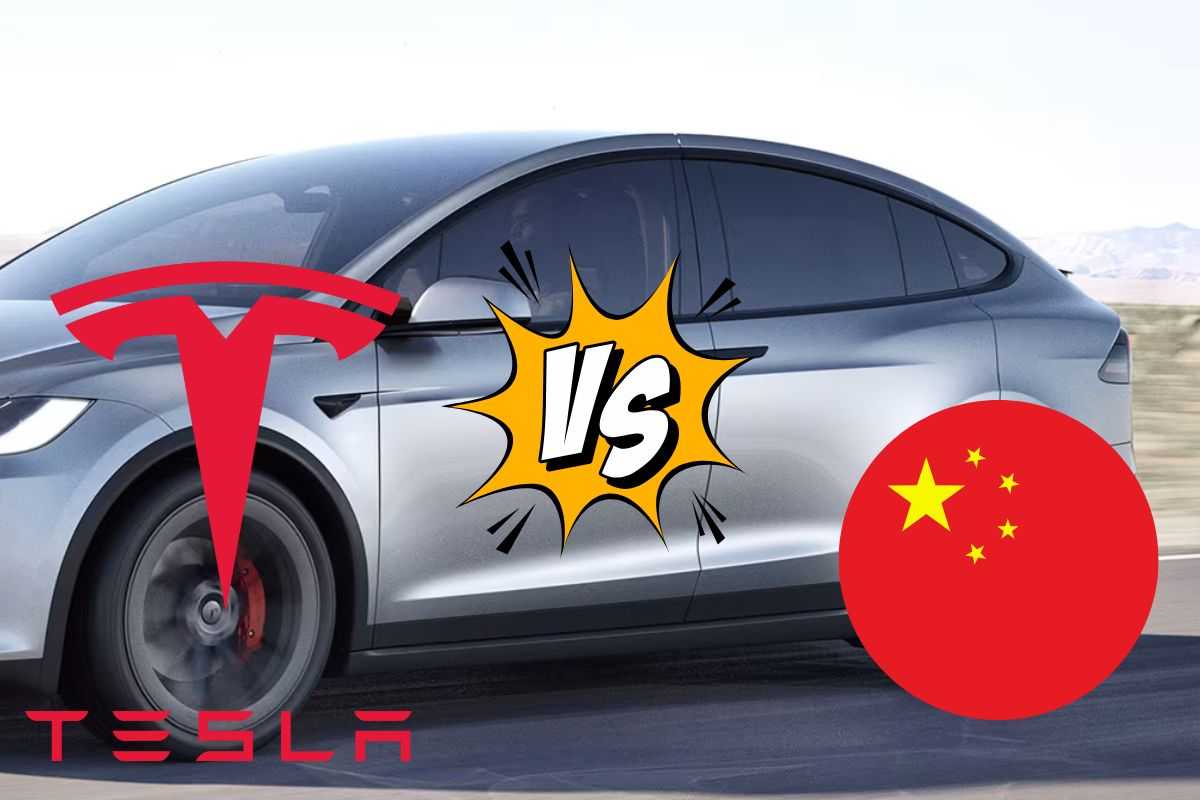 Tesla Model X Byd Seal 6