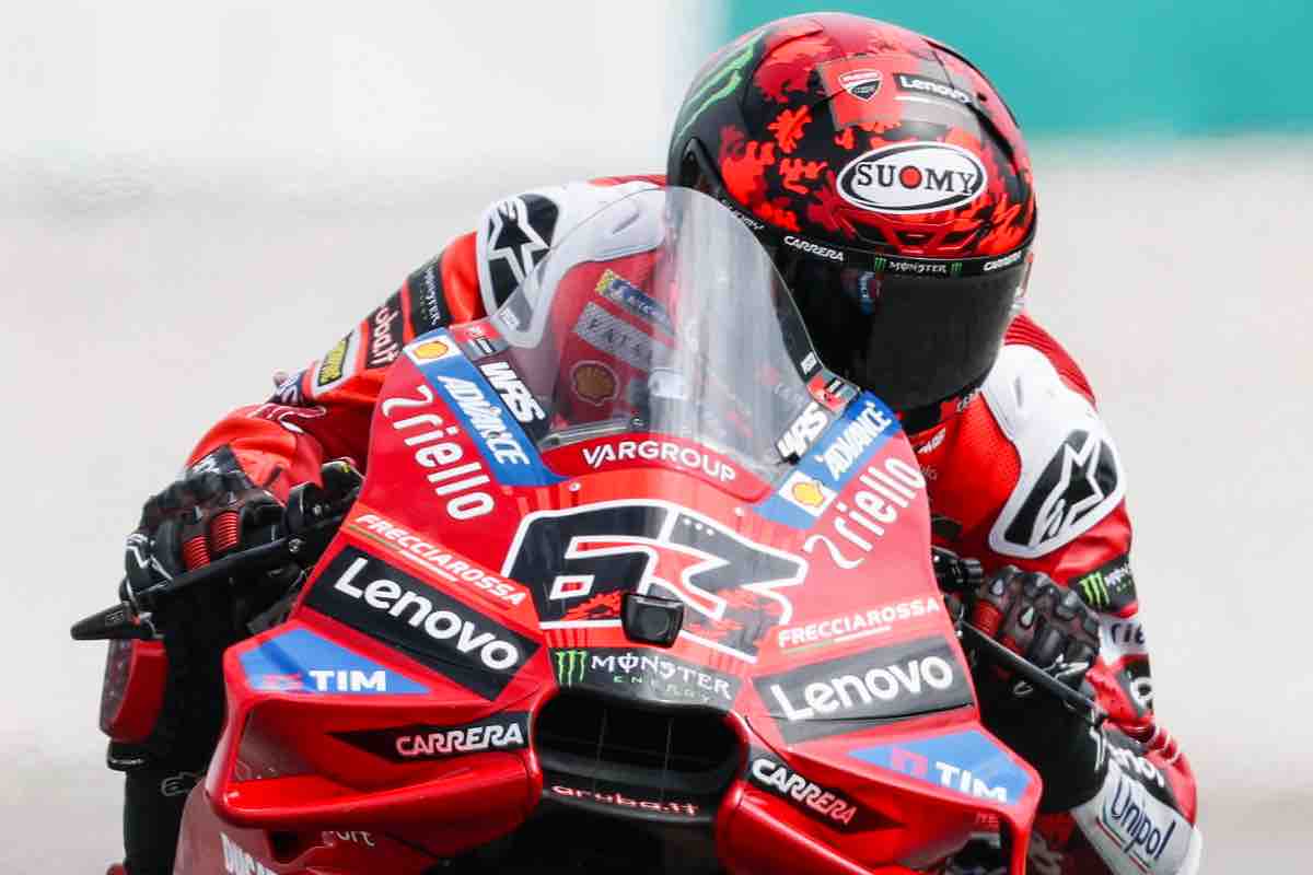 Bagnaia in ansia totale