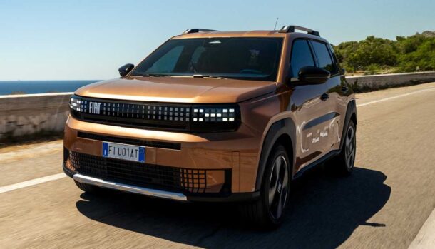 La FIAT Grande Panda in strada