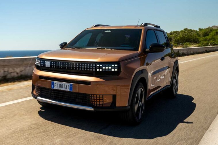 La FIAT Grande Panda in strada