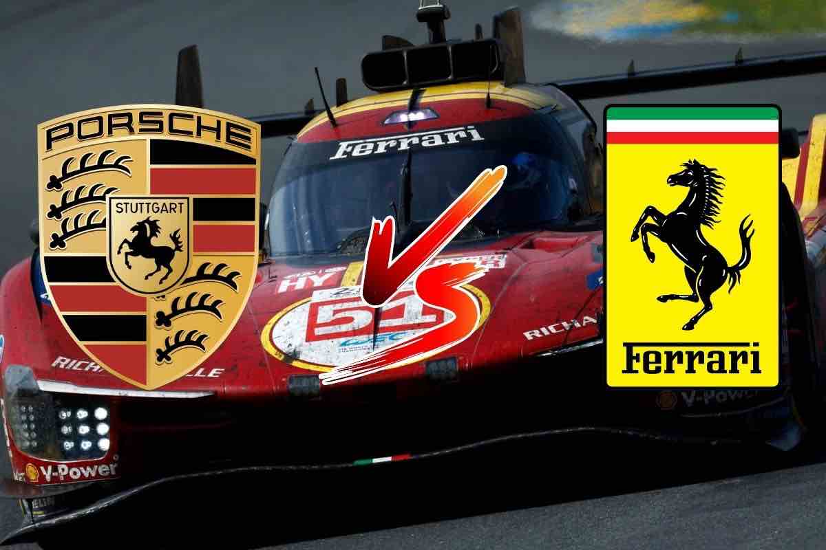 Ferrari Porsche WEC addio