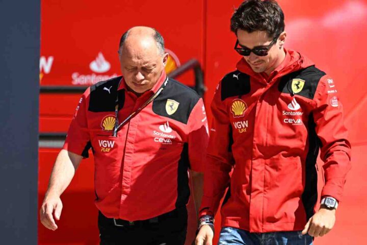 Charles Leclerc e Frederic Vasseur