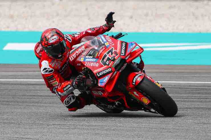 Pecco Bagnaia assenza Marquez test