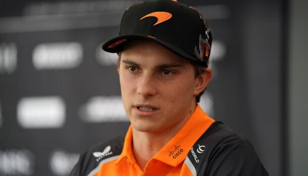 Piastri durante la conferenza