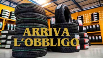Pneumatici, arriva l'obbligo