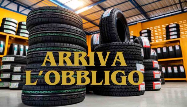 Pneumatici, arriva l'obbligo
