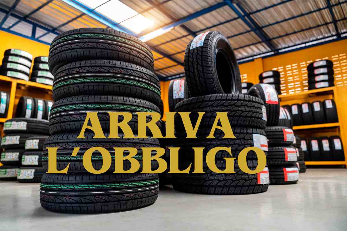 Pneumatici, arriva l'obbligo