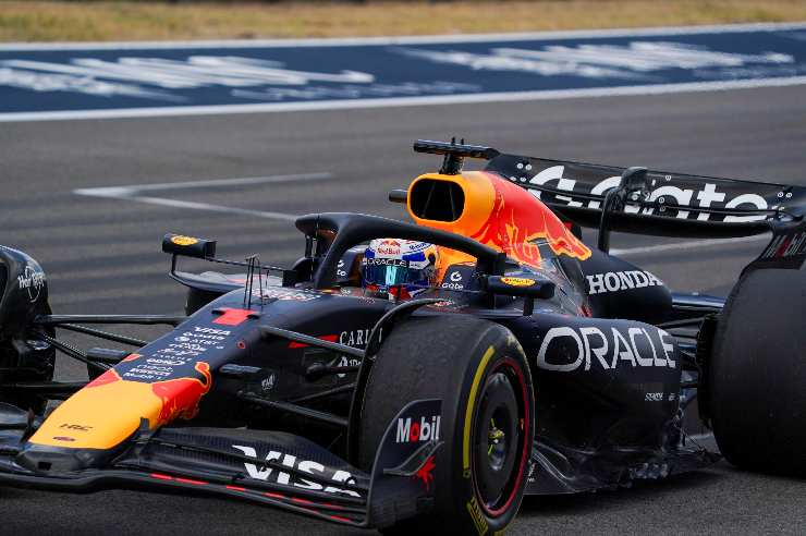 Una Red Bull durante un Gran Premio