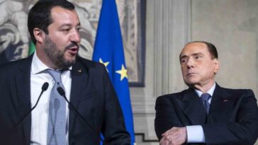 Salvini Berlusconi Ponte Stretto Messina