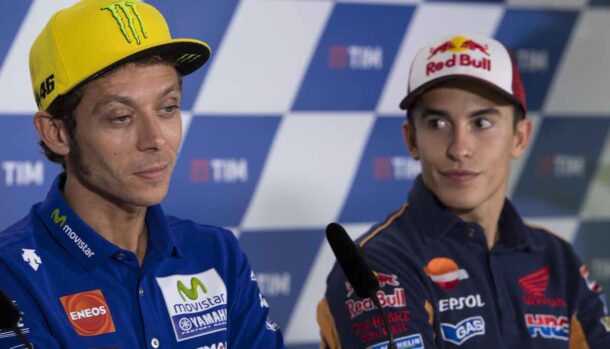 Valentino Rossi e Marc Marquez pioggia di veleno