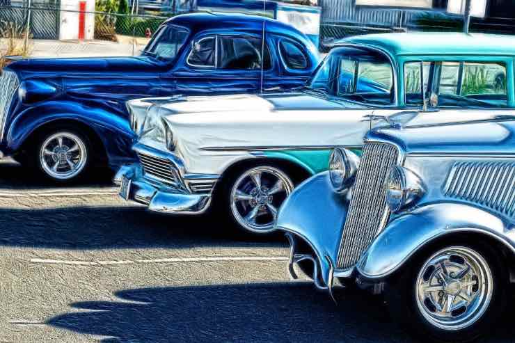 Auto vintage bollo auto