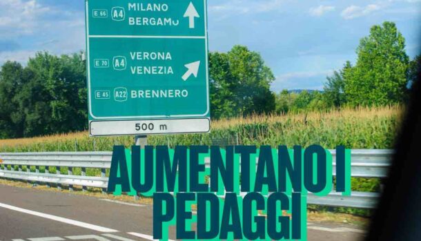 Autostrada pedaggio novità
