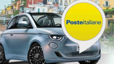 FIAT 500e novità auto Poste Italiane
