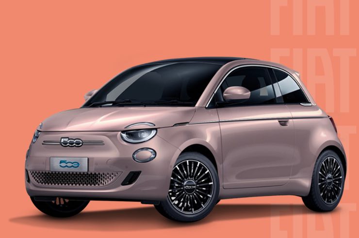 FIAT 500e novità auto Poste Italiane