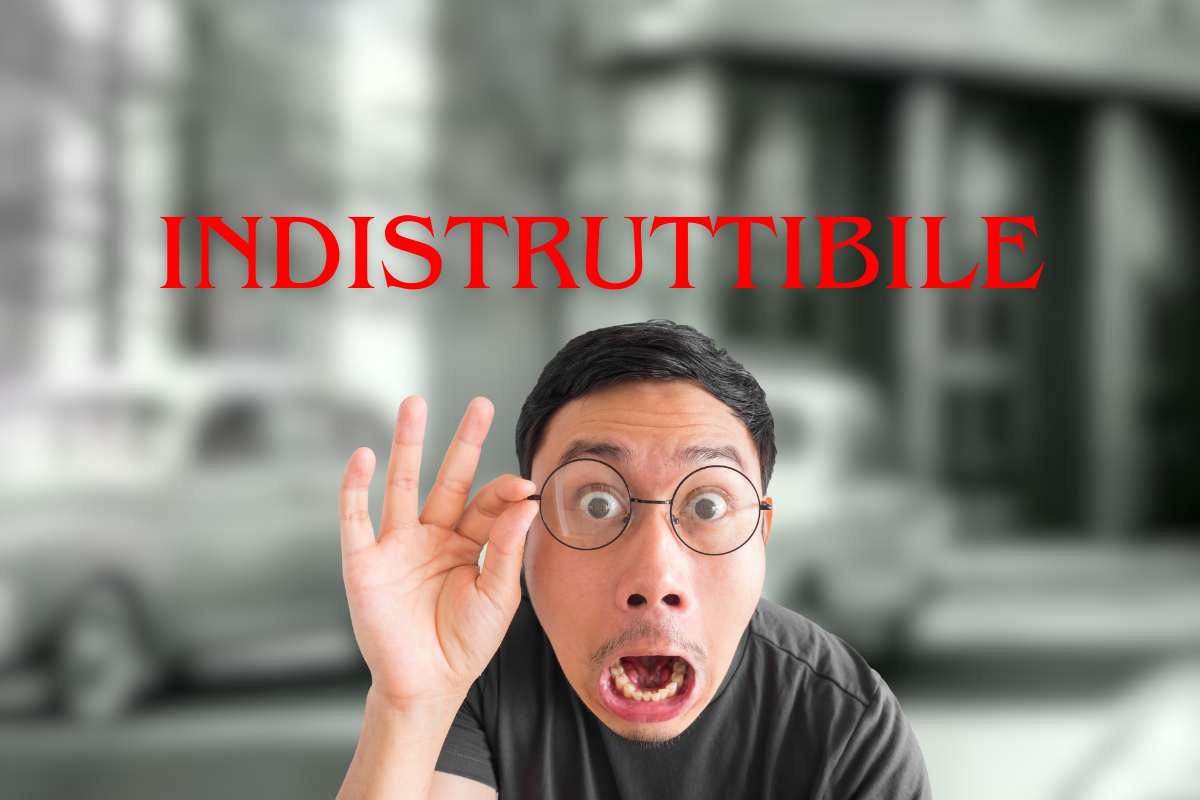 Un'Auto indistruttibile con materiale che si può cucinare