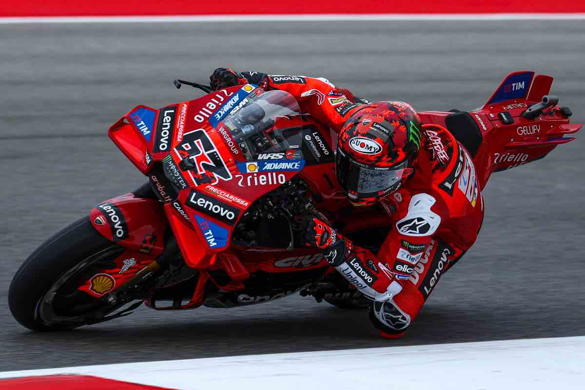 Bagnaia non si trattiene più