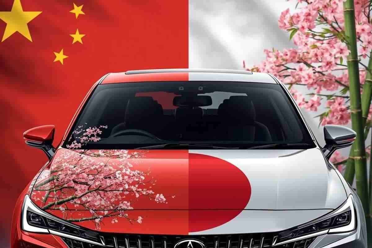 Nuova berlina cinese giapponese