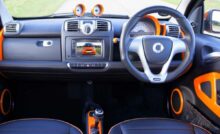 Gli interni di una citycar