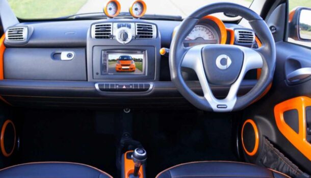 Gli interni di una citycar