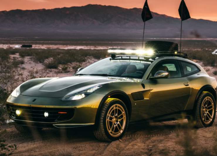 Ferrari GTC4 Lusso sterrato come cambia