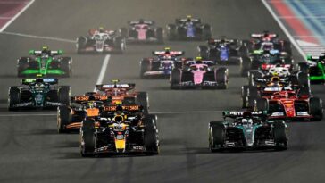 La partenza della Formula 1 in Qatar