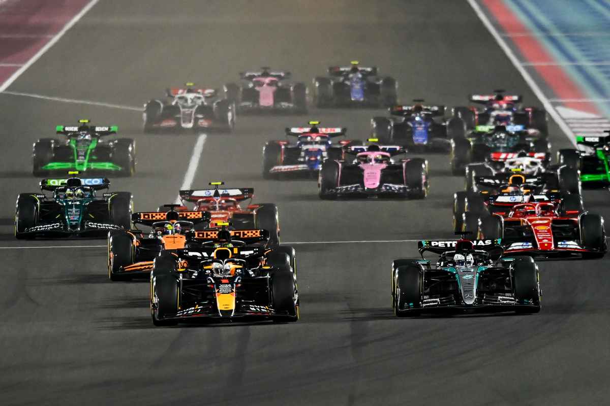 La partenza della Formula 1 in Qatar