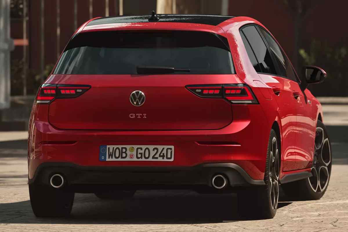 Posteriore della Golf GTI