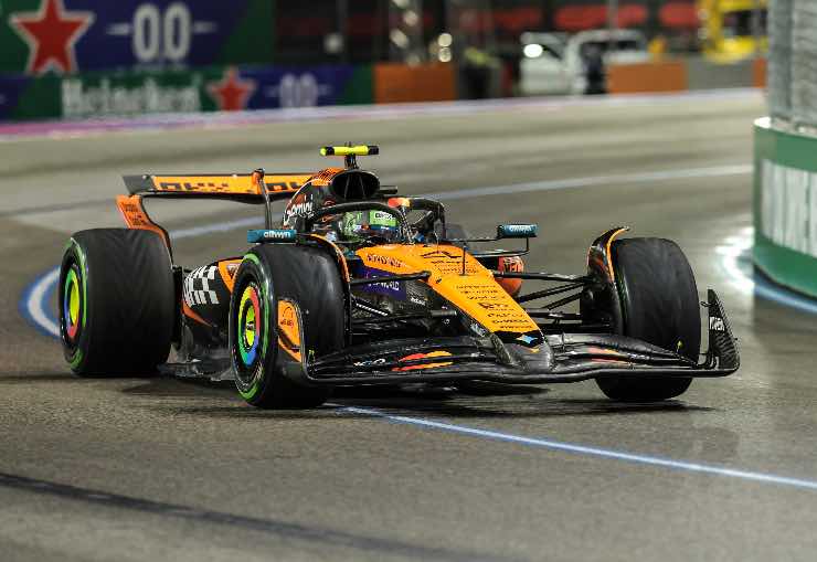 Lando Norris squalificate le McLaren