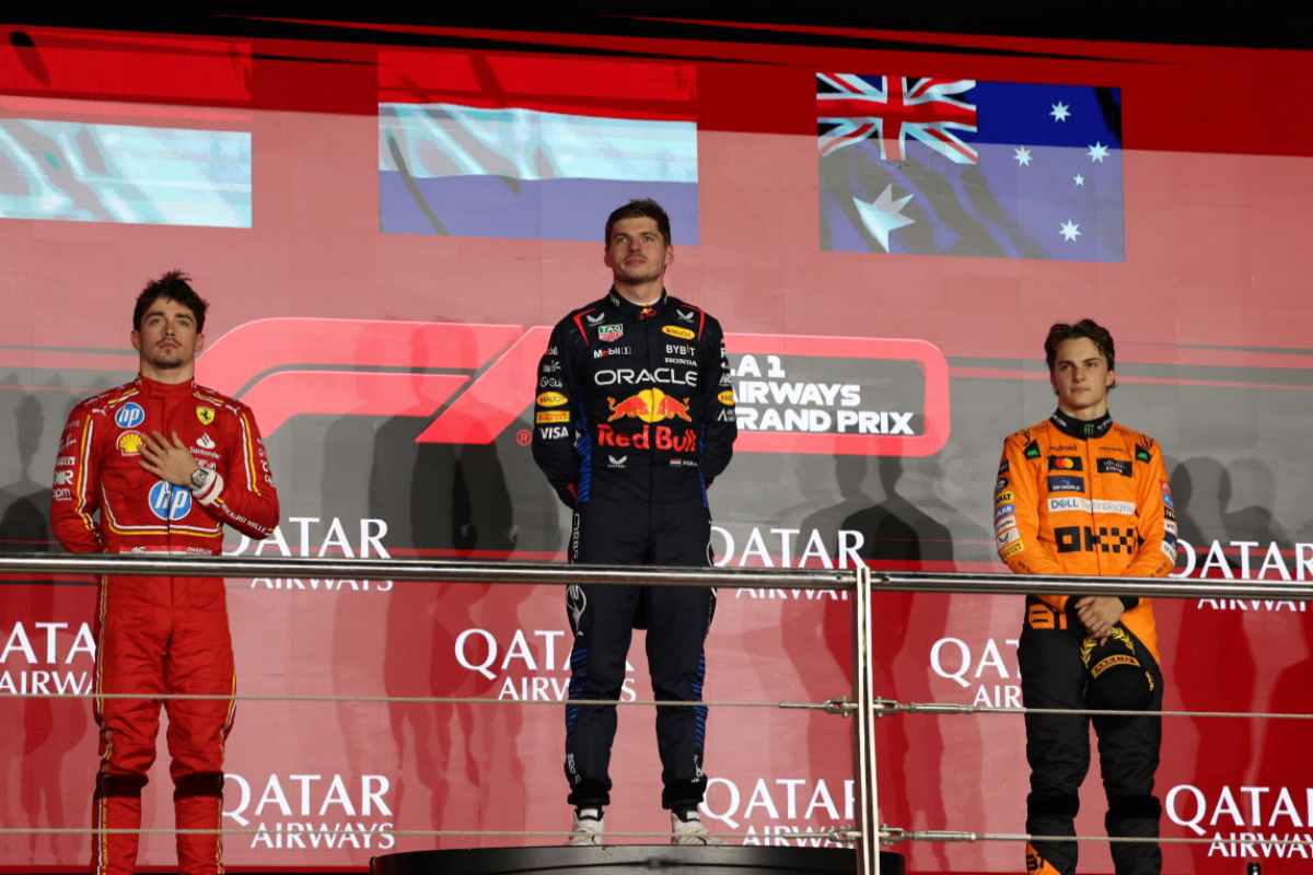 Il podio in Qatar lo scorso anno