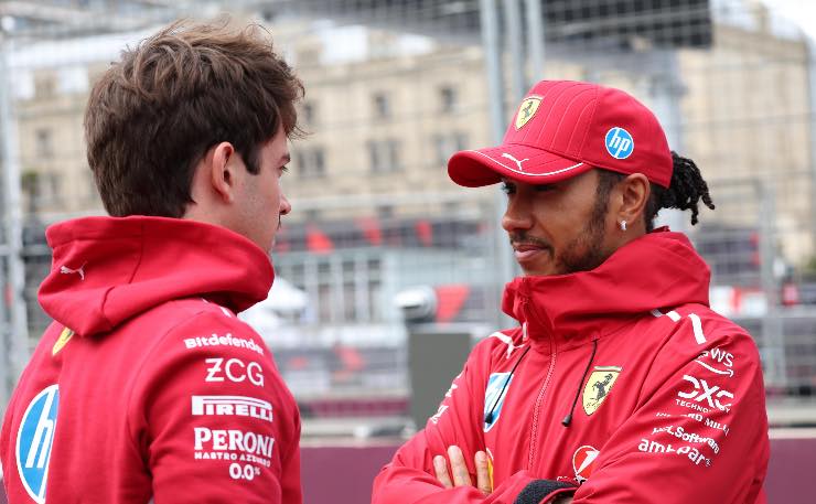 Ferrari novità Leclerc Hamilton addio
