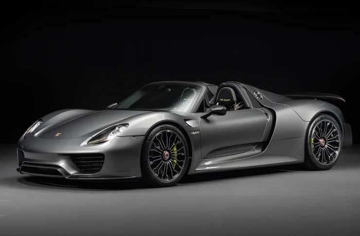 Porsche 918 Weissach Spyder da 1,6 milioni