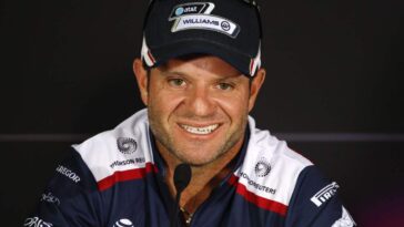 Barrichello in conferenza stampa